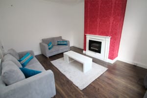 Photo of living room after renovation