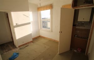 Photo of bedroom before refurbishment
