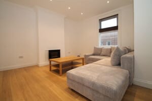 Photo of living room after renovation