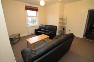 Photo of living room before renovation