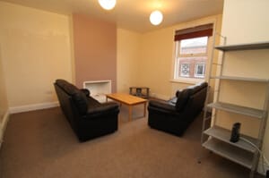 Photo of living room before renovation
