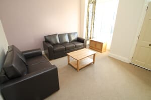 Photo of living room before renovation