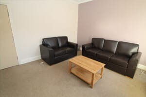 Photo of living room before renovation